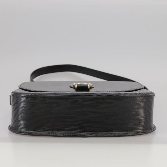 LOUIS VUITTON Epi Saint Cloud GM Shoulder Bag Black Noir M52192 LV Auth ep7029