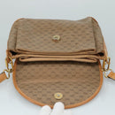 GUCCI Micro GG Supreme Shoulder Bag PVC Beige Gold Auth ep7034-18