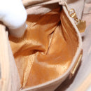 GUCCI Micro GG Supreme Shoulder Bag PVC Beige Gold Auth ep7034-22