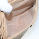 GUCCI Micro GG Supreme Shoulder Bag PVC Beige Gold Auth ep7034-24