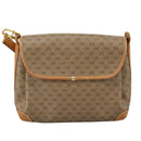GUCCI Micro GG Supreme Shoulder Bag PVC Beige Gold Auth ep7034-2
