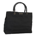 GUCCI Bamboo Hand Bag Nylon Black 002 1010 3444 Auth ep7044-1