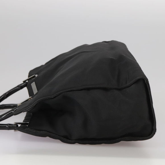 GUCCI Bamboo Hand Bag Nylon Black 002 1010 3444 Auth ep7044