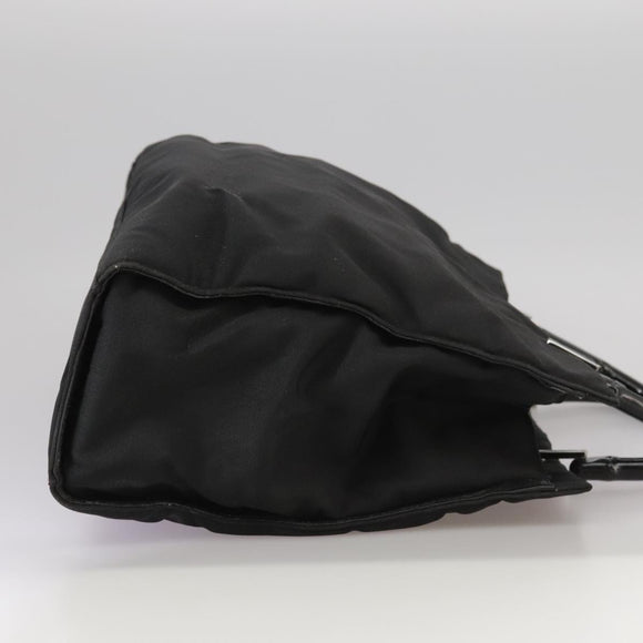 GUCCI Bamboo Hand Bag Nylon Black 002 1010 3444 Auth ep7044
