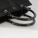 GUCCI Bamboo Hand Bag Nylon Black 002 1010 3444 Auth ep7044-7