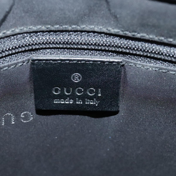 GUCCI Bamboo Hand Bag Nylon Black 002 1016 Auth ep7046