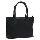 GUCCI GG Canvas Hand Bag Black 33890 Auth ep7056-1