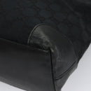 GUCCI GG Canvas Hand Bag Black 33890 Auth ep7056-10