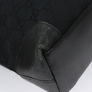 GUCCI GG Canvas Hand Bag Black 33890 Auth ep7056-11