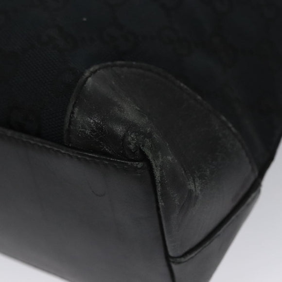 GUCCI GG Canvas Hand Bag Black 33890 Auth ep7056