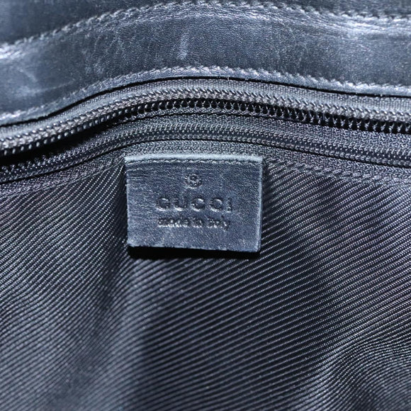 GUCCI GG Canvas Hand Bag Black 33890 Auth ep7056