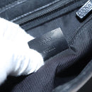 GUCCI GG Canvas Hand Bag Black 33890 Auth ep7056-19