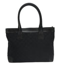 GUCCI GG Canvas Hand Bag Black 33890 Auth ep7056-13