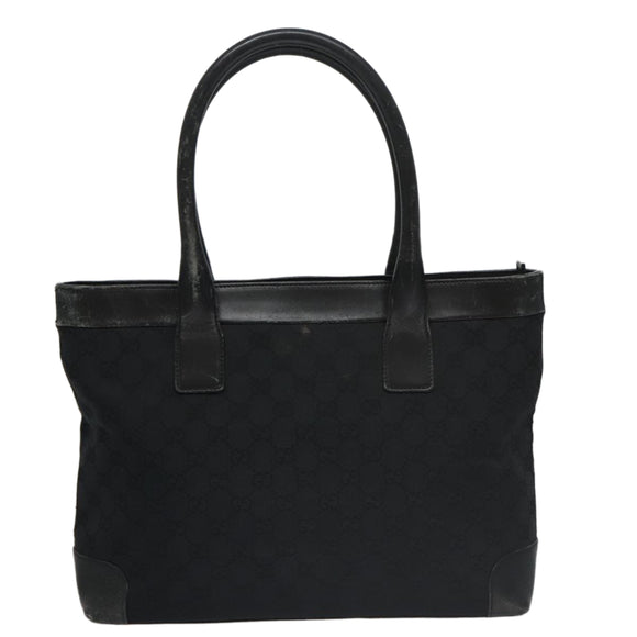 GUCCI GG Canvas Hand Bag Black 33890 Auth ep7056