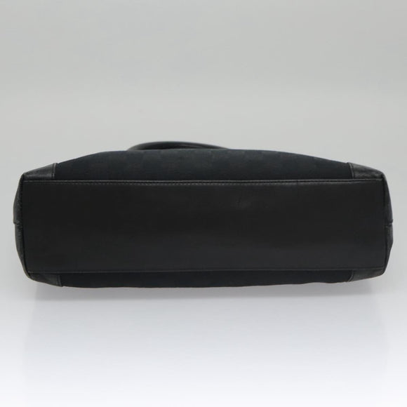 GUCCI GG Canvas Hand Bag Black 33890 Auth ep7056