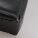 GUCCI Hand Bag Leather Black Gold Auth ep7067-17