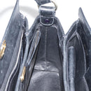 GUCCI Hand Bag Leather Black Gold Auth ep7067-21