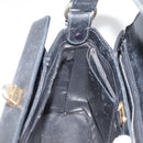 GUCCI Hand Bag Leather Black Gold Auth ep7067-22