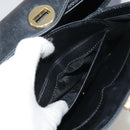 GUCCI Hand Bag Leather Black Gold Auth ep7067-27