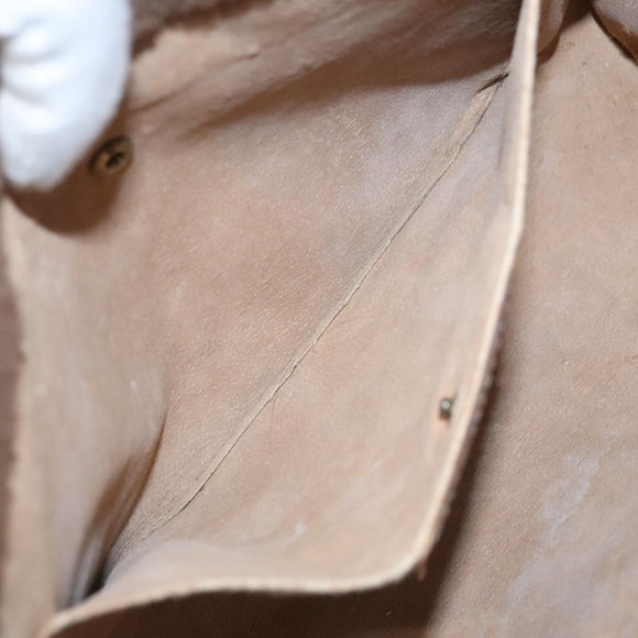 GUCCI GG Supreme Web Sherry Line Clutch Bag PVC Beige Red 89 01 033 Auth ep7068