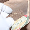 GUCCI GG Supreme Web Sherry Line Clutch Bag PVC Beige Red 89 01 033 Auth ep7068-12