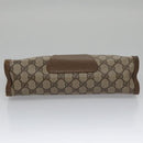 GUCCI GG Supreme Web Sherry Line Clutch Bag PVC Beige Red 89 01 033 Auth ep7068-6