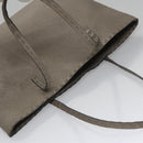 FENDI Celeria Hand Bag Leather Silver Auth ep7070-6