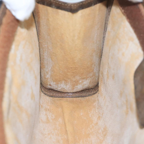 GUCCI GG Supreme Web Sherry Line Clutch Bag PVC Beige Red 64 01 001 Auth ep7072