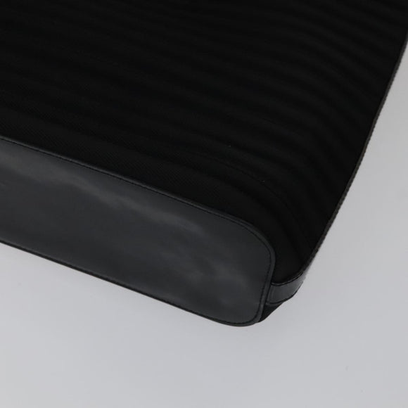 GUCCI Bamboo Hand Bag Nylon 2way Black 000 1705 0588 Auth ep7106