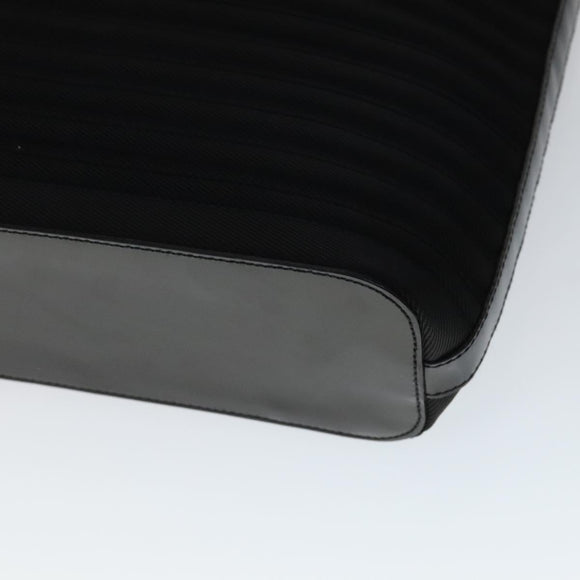 GUCCI Bamboo Hand Bag Nylon 2way Black 000 1705 0588 Auth ep7106