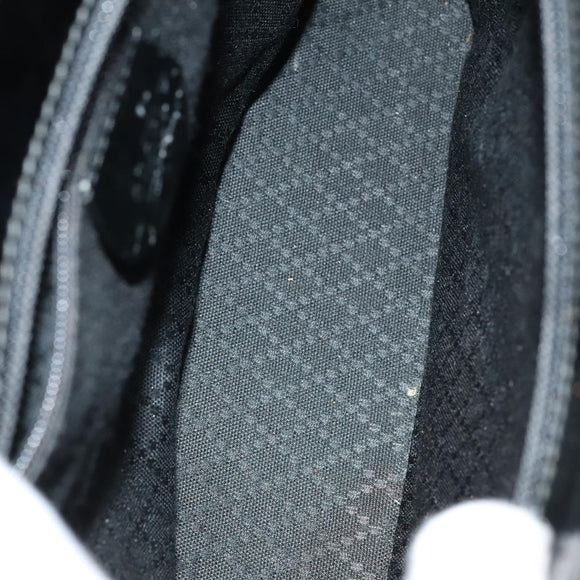 GUCCI Bamboo Hand Bag Nylon 2way Black 000 1705 0588 Auth ep7106