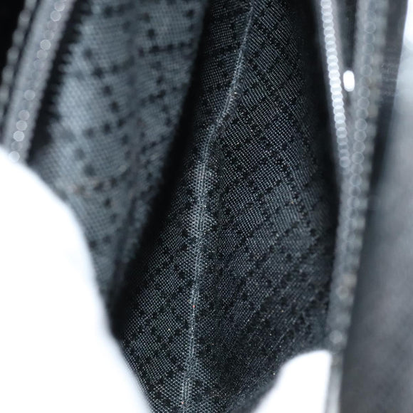 GUCCI Bamboo Hand Bag Nylon 2way Black 000 1705 0588 Auth ep7106