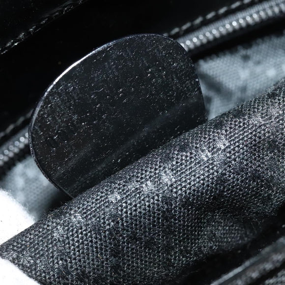 GUCCI Bamboo Hand Bag Nylon 2way Black 000 1705 0588 Auth ep7106