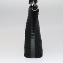 GUCCI Bamboo Hand Bag Nylon 2way Black 000 1705 0588 Auth ep7106-3