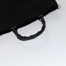 GUCCI Bamboo Hand Bag Nylon 2way Black 000 1705 0588 Auth ep7106-7