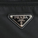 PRADA Shoulder Bag Nylon Black Silver Auth ep7117-17