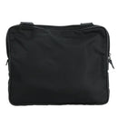 PRADA Shoulder Bag Nylon Black Silver Auth ep7117-2