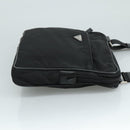 PRADA Shoulder Bag Nylon Black Silver Auth ep7117-3