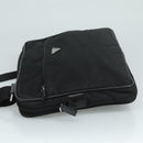 PRADA Shoulder Bag Nylon Black Silver Auth ep7117-4