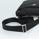 PRADA Shoulder Bag Nylon Black Silver Auth ep7117-7