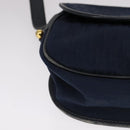 Christian Dior Trotter Canvas Shoulder Bag Navy Auth ep7123-10