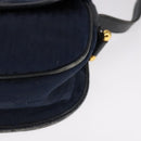 Christian Dior Trotter Canvas Shoulder Bag Navy Auth ep7123-11