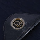 Christian Dior Trotter Canvas Shoulder Bag Navy Auth ep7123-14