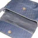 Christian Dior Trotter Canvas Shoulder Bag Navy Auth ep7123-15