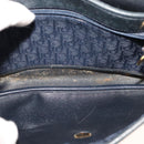 Christian Dior Trotter Canvas Shoulder Bag Navy Auth ep7123-16