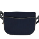 Christian Dior Trotter Canvas Shoulder Bag Navy Auth ep7123-3