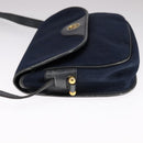 Christian Dior Trotter Canvas Shoulder Bag Navy Auth ep7123-4