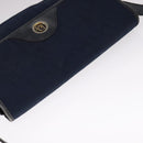 Christian Dior Trotter Canvas Shoulder Bag Navy Auth ep7123-6