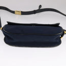 Christian Dior Trotter Canvas Shoulder Bag Navy Auth ep7123-9