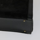 GUCCI Bamboo Hand Bag Leather Suede Black Gold 002 1186 0260 Auth ep7136-15